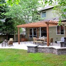 Pergola Stone Half Wall Google Search Patio Layout Patio Design Patio