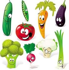 Cute Cartoon Vegetables Expression Vector Vegetable Cartoon Funny Vegetables Vegetable Drawing