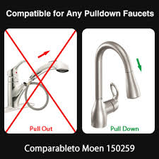 The m3766 adapter thread sizes are 1516. Replacement Hose Kit For Moen Pulldown Style Kitchen Faucets Fits In Moen 150259 With The Hose Part Number 187108 Amazon Com