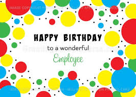 Birthday Wishes For Employee For Employee Birthday Greeting Card Circle Dot Border Card Ad Sponsored Greeting Card Cool Birthday Cards Birthday Greeting Cards Birthday Greetings