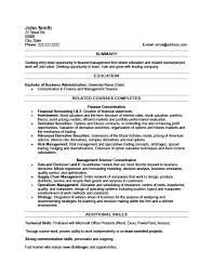 recent graduate resume template