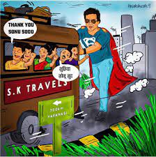 When asked about people questioning his sources of charitable resources, sonu is unperturbed. India Coronavirus Bollywood Actor Sonu Sood Hailed For Helping Migrants Bbc News