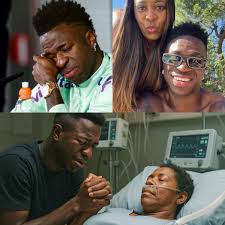 SAD NEWS: Vinícius Júnior Breaks Down After Mother's Serious Accident in Hometown The football world has been shaken as Real Madrid's dazzling star, Vinícius Júnior, was seen in tears after receiving heartbreaking