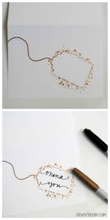 4 cut out shapes to adorn the front of the card for a pretty design. Make Your Own Thank You Cards Clever Bloom
