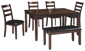 It's where we gather for everything from special occasion meals to weeknight contemporary lovers will adore our fully upholstered faux leather dining room chairs in crisp white or fashionable black. Coviar Dining Room Table Set 6 Cn D385 325 Dining Room Groups Price Busters Furniture