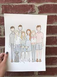 Pin On Family Portrait Drawing