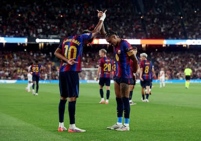 عرض رافينيا ويامال! برشلونة 5-2 رايو فاليكانو