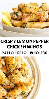Keto hot wings with ghost pepperlow. Crispy Lemon Pepper Chicken Wings