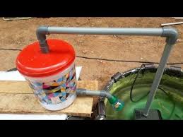 How To Make Fish Tank Filter With Shower Fish Pool Filter Water Pump Youtube Fish Pool How To Make Fish Pool Filters