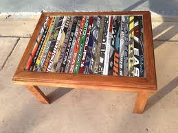 Pin By Pierce Buster On Rue S Woodwork Hockey Stick Furniture Hockey Stick Crafts Hockey Stick