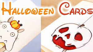 Do that at home, too, or let a print shop help you at their current rate. Easy Halloween Card Ideas Youtube