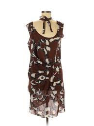 Details About Marni Women Brown Casual Dress 42 Italian