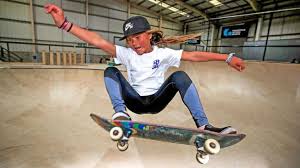 Otra visión de los juegos olímpicos, el deporte urbano se abre camino con las niñas del skate. Sky Brown La Nina De 10 Anos De Las Olimpiadas Tokyo 2020 Enelpico