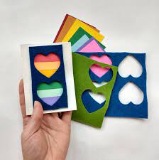 See more ideas about paper cards, card making, card making tutorials. Paper Felt Collage Valentines Card Making Kit Wny Book Arts Center