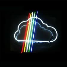 New Cloud Rainbow Neon Sign Wall Decor Artwork Light Lamp Ebay