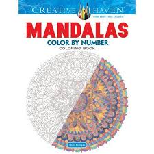 Download Creative Haven Mandalas Color By Number Coloring Book Adult Coloring By Shala Kerrigan Paperback Target