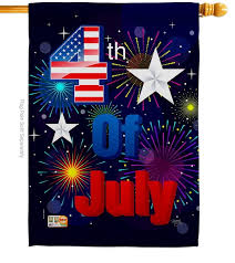 Maybe you would like to learn more about one of these? Fireworks July 4th Decorative House Flag More Garden Flags At Flagsforyou Com
