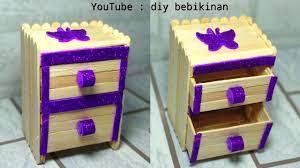 Helo guys i hope you my vidio so pls like subscribe and shar my vidio thanks # andi angga #kerajinan tanggan stik ice cream. Diy Popsicle Stick Craft Kreasi Stik Es Krim Cara Membuat Rak Mini Dari Stik Es Krim Youtube