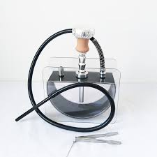 Acrylic Hookah Set Double Tube Hookah Parts Silicone Bowl Hose Spring Charcoal Chicha Narguile Accessories Pipe Smoking Birthda Aliexpress