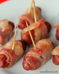 Bacon Wrapped Smokies With Brown Sugar Video Lil Luna Recipe Yummy Appetizers Recipes Food