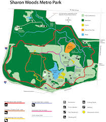 Metro Parks Central Ohio Park System Sharon Woods Map Wood Map Park Map
