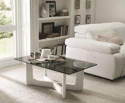 You'll have one less course to bring to the table. Glass Side Table Will Set Modern Living Room 2015 Trends 7 Brabbu Design Forces