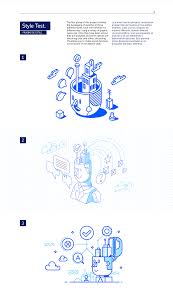 Azzurri Corporate Illustration On Behance Graphic Illustration Brand Book Poster Layout