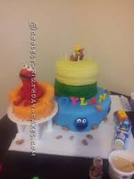 A two year old isn't going to care in the slightest bit. Awesome Sesame Street Birthday Cake For A 2 Year Old Boy