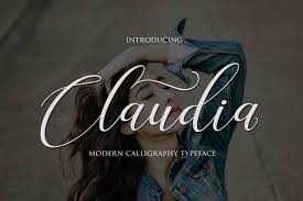Check out our list of 17 of the best calligraphy fonts. Claudia Script Font Free Download Dafont Free