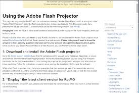 Adobe flash player projector was added to alternativeto by pox on jan 13, 2021 and this page was last updated jan 29, 2021. Needing Help Downloading Flash Player Tech Support Forum Realmeye Com