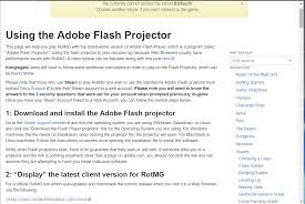 It's useful to play flash games offline without a web browser or internet connection. Needing Help Downloading Flash Player Tech Support Forum Realmeye Com