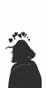 Anime Black And White Background Aesthetic Drawing Girl Back Paintings 62 Ideas Girl Wallpaper Cute Wallpapers Anime Wallpaper