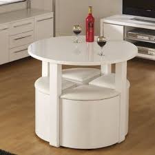 Gate legged dining tables have been around for a long time now, and they still provide a good answer for small homes that lack an area in which to set up a long table permanently. 50 Amazing Space Saving Dining Table Compact Visualhunt