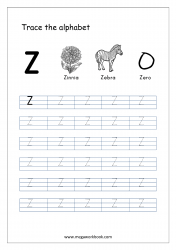 English Worksheet Alphabet Tracing Capital Letter Z Alphabet Tracing Worksheets Alphabet Tracing Alphabet Worksheets Free