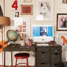 Fun And Eclectic Home Office Home Office Decorating Ideas Ideal Home Home Office Design Home Office Decor Eclectic Home