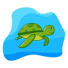 In this lesson, you will learn a list of common water animals in english with esl image and example sentences to help you expand your vocabulary. Turtle Under The Sea Eps Svg Vector Uidownload