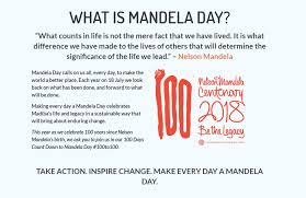 On april 27, 1994, he was made the first president of south africa elected in a fully represented democratic election. Mind The Graph Blog Nelson Mandela Day A Centenary To Take Action