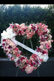 Send with deepest sympathy in rancho cucamonga, ca from tommy austin florist, the best florist in rancho cucamonga. Pastel Heart Sympathy Flowers Flower Delivery Funeral Flowers