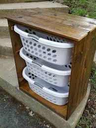 Rustic Laundry Basket Holder Laundry Basket Holder Laundry Room Decor Room Storage Diy