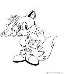 Ausmalbild Sonic
