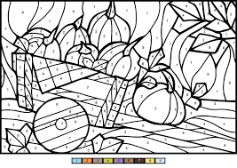 Pumpkin is not only a vegetable but also an important thing for halloween. Pumpkins Color By Number Coloring Page Free Printable Coloring Pages For Kids