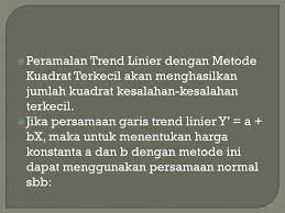Jika sebelumnya rumus matematika dasar telah memberikan kumpulan soal dan pembahasan sistem persamaan linier dua variabel. Trend Linier Sip Sesi8 Ppt Download