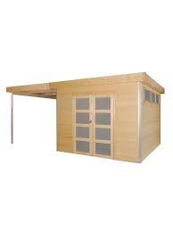 Cabane Lounge 295x295cm Ext 285 Toit Tole Makroshop Dak Blokhut Lounge