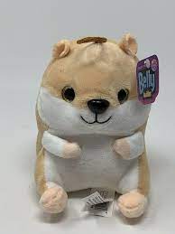 Nanco Plush Hamster Belly Buddies Soft 5 Tan White Stuffed Animal New W Tag Nanco White Stuffed Animal Hamster Plush