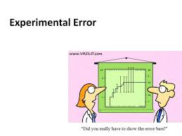 Image result for Experimental Error