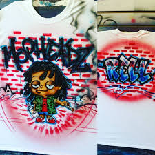 Airbrush Allstars On Instagram Rollo From Cleveland Show On T Shirt W Name Rell On Back By Artist Vinnie Airbrush Airbrush T Shirts Airbrush Cleveland Show
