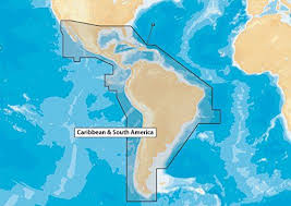 navionics caribbean s america sd card nautical chart on