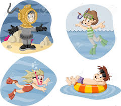 Kids Wearing Scuba Diving Suit Cartoon Divers Royalty Free Cliparts Vectors And Stock Illustration Image 42585478