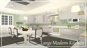 Magnificent kitchen ideas decorating photos white tiles with. Roblox Bloxburg Large Modern Kitchen 50k House Design Kitchen Modern Kitchen Design Modern Large Kitchens