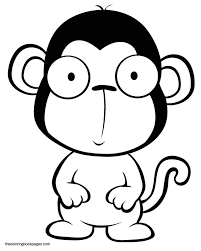 The position of the mount is in the center of the big circle. Monkey Face Coloring Page Coloring Home